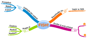 myšlenková mapa film FISH